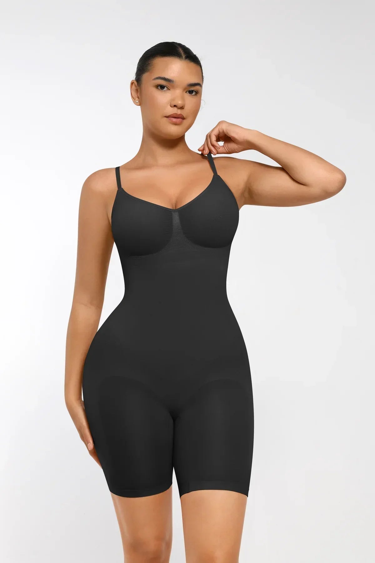 Women's Spaghetti Strap Square Neck Tank Top Sleeveless Tummy-Control Leggings Yoga Fitness Sports Jumpsuit